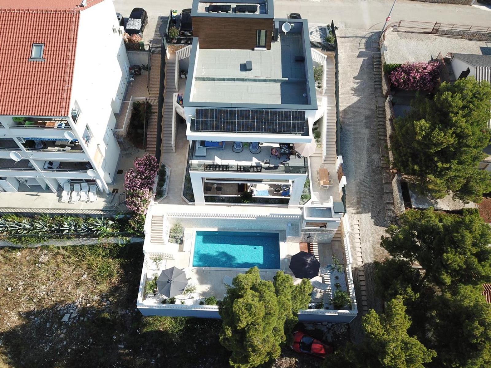 Luxury Beachfront Villa Carlisa Čiovo エクステリア 写真